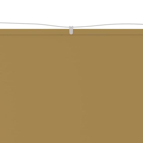Вертикален сенник, бежов, 60x800 см, оксфорд плат