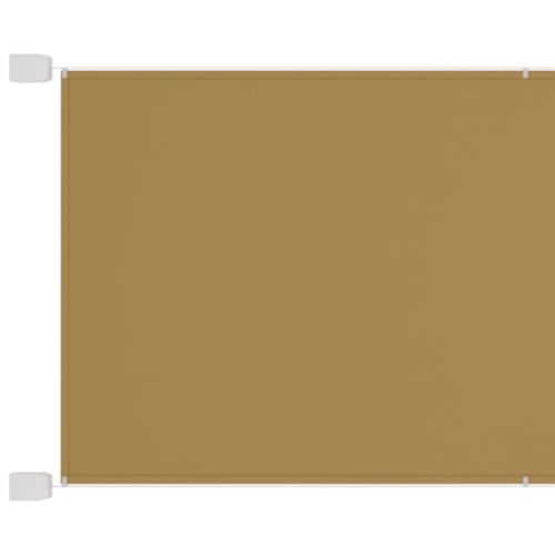 Вертикален сенник, бежов, 140x800 см, оксфорд плат