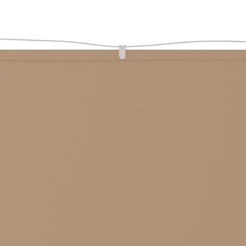 Вертикален сенник, таупе, 60x1000 см, оксфорд плат