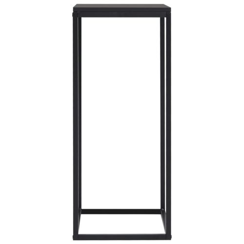 Странични маси, 2 бр, черни, стомана