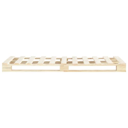 Палетна рамка за легло, бор масив, 120х200 см