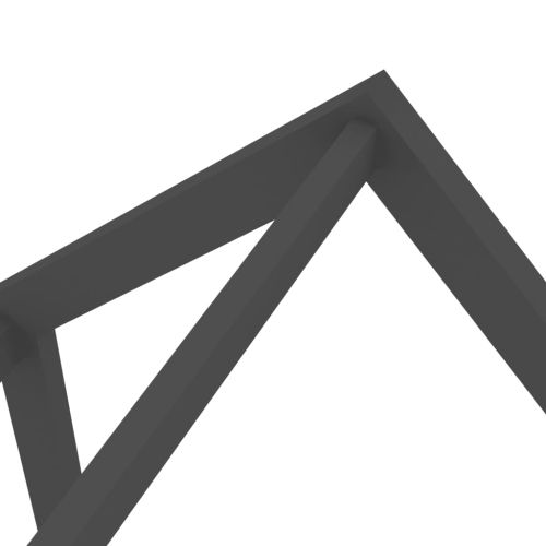 Рамка за детско легло чекмеджета тъмносива бор масив 90х200 см