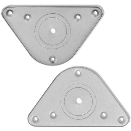 4 крака за регулиране на височината на маси, матиран никел, 710 мм