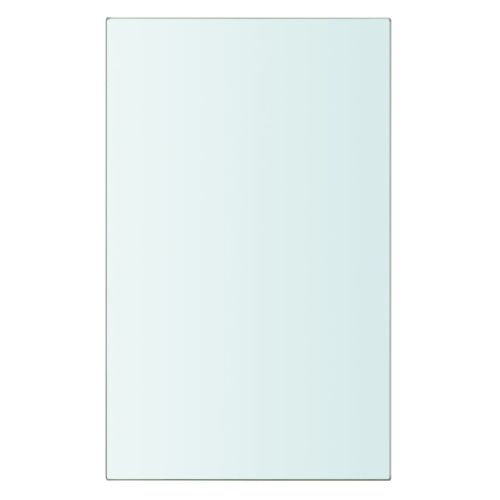 Плоча за рафт, прозрачно стъкло, 20 x 12 см