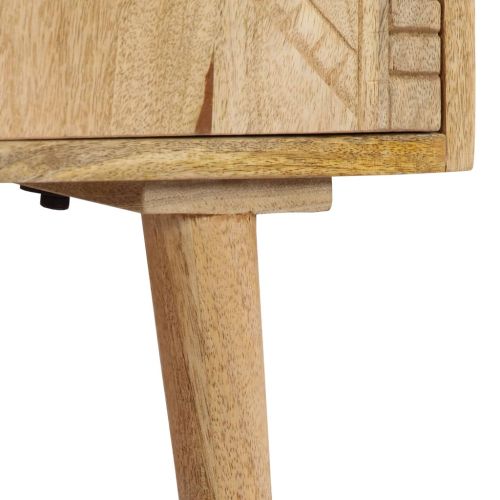 Сайдборд, мангово дърво масив, 110x30x60 см