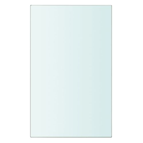 Рафтове, 2 бр, панели прозрачно стъкло, 20x12 см