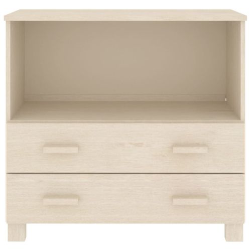 Сайдборд HAMAR, меденокафяв, 85x35x80 см, борово дърво масив