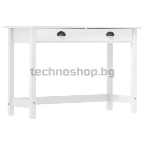 Конзолна маса Hill с 2 чекмеджета 110x45x74 см бор масив