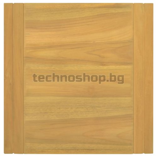 Стенен шкаф за баня, 45x45x35 см, тиково дърво масив