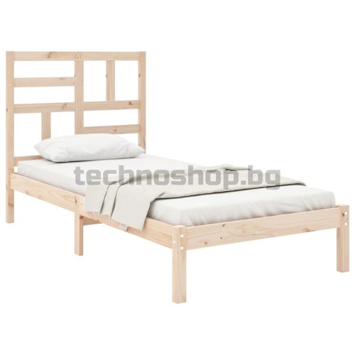 Рамка за легло, дърво масив, 100x200 см