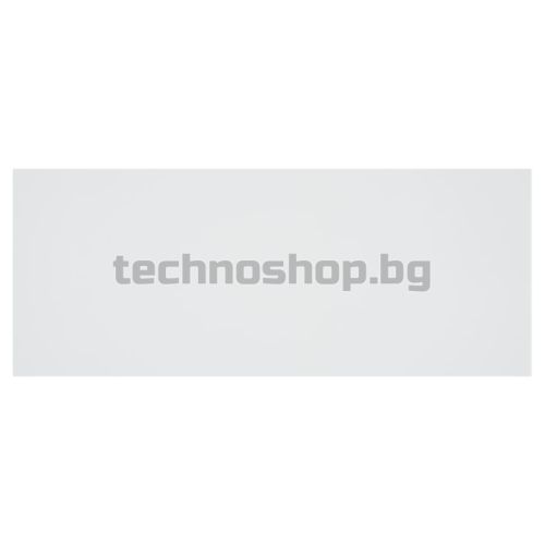 Горна табла за легло с шкафчета, бяла, инженерно дърво