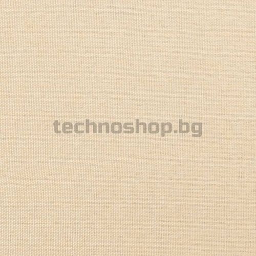 Трапезни столове, 2 бр, кремави, текстил