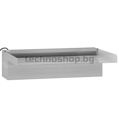 Преливник за водопад с RGB LED, неръждаема стомана, 30 см