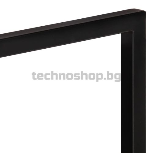 Стенни рафтове 2 бр 80x25x35 см акациево дърво масив и стомана