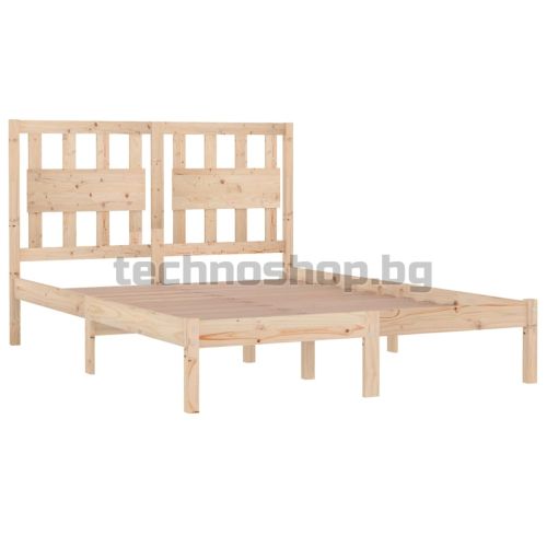 Рамка за легло, бор масив, 200x200 см