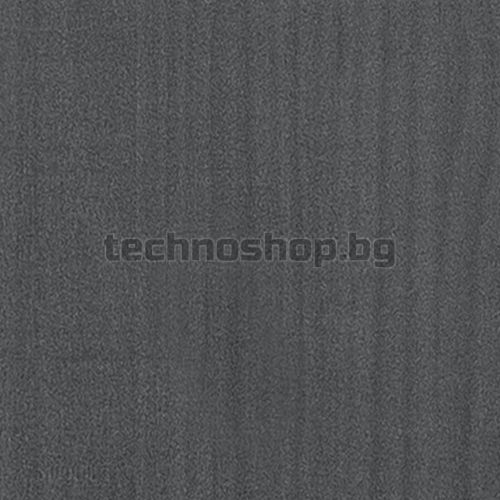 Рамка за легло, сива, бор масив, 200х200 см