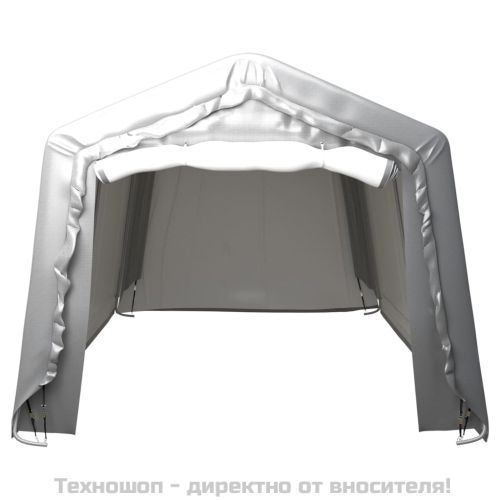 Палатка за съхранение, 300x600 см, стомана, сива