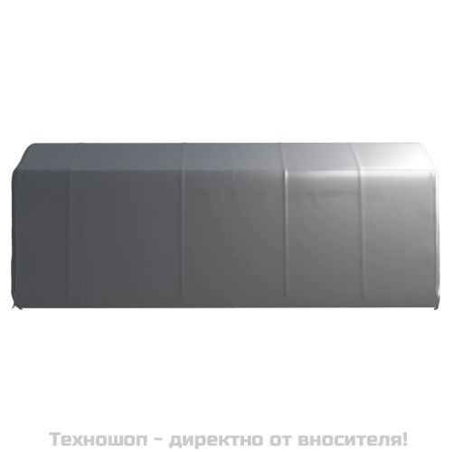 Палатка за съхранение, 300x600 см, стомана, сива