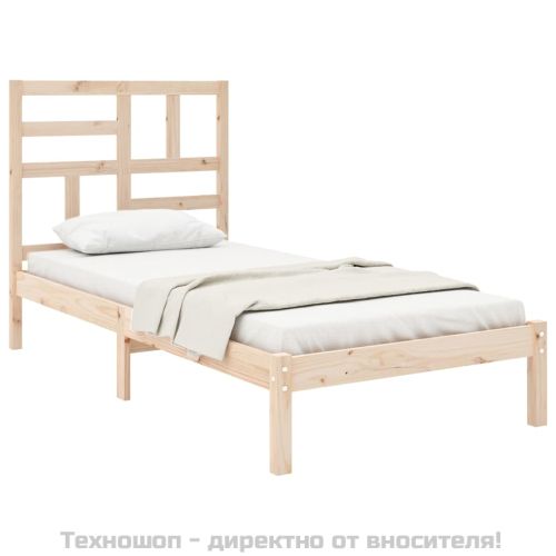 Рамка за легло, дърво масив, 90х200 см