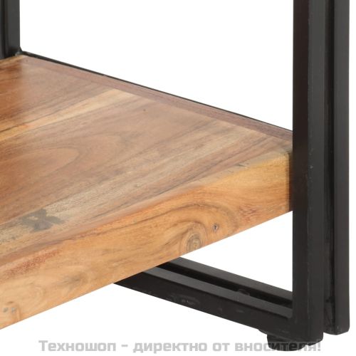 Библиотека с 5 рафта, 140x30x180 см, акация масив