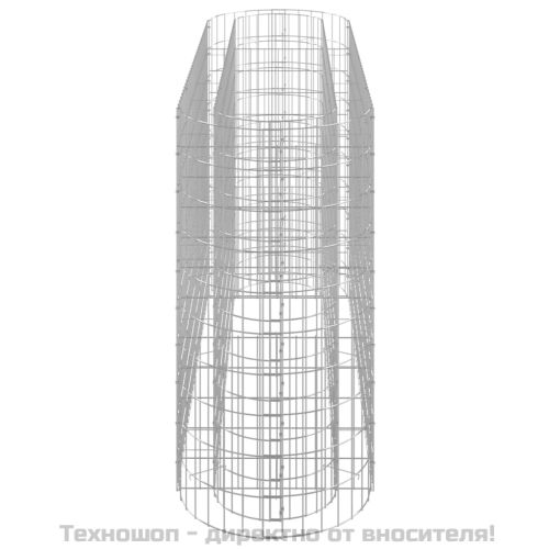 Габион повдигната леха, поцинковано желязо, 190x50x100 cм