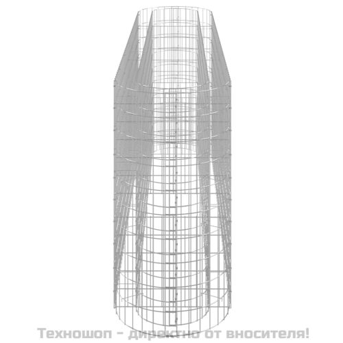 Габион повдигната леха, поцинковано желязо, 260x50x100 cм