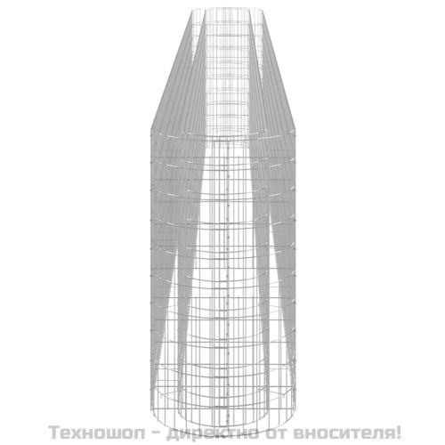 Габион повдигната леха, поцинковано желязо, 540x50x100 cм