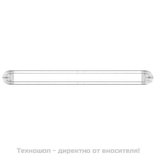 Габион повдигната леха, поцинковано желязо, 540x50x100 cм