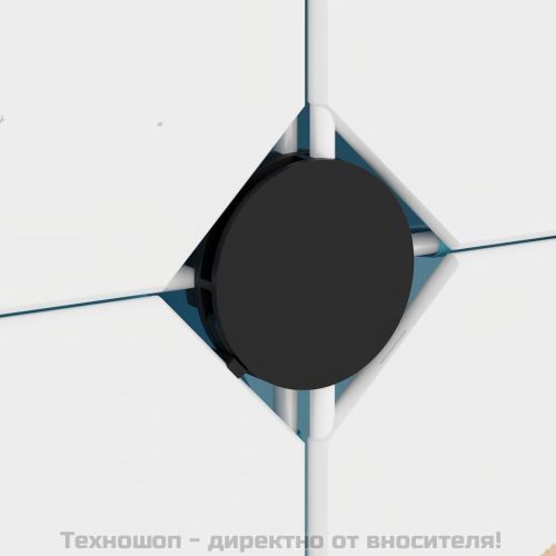 Детски кубичен шкаф за съхранение с 12 куба, син, PP