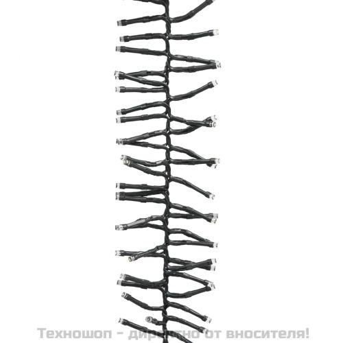 LED клъстърен стринг с 2000 LED студено бяло 17 м PVC