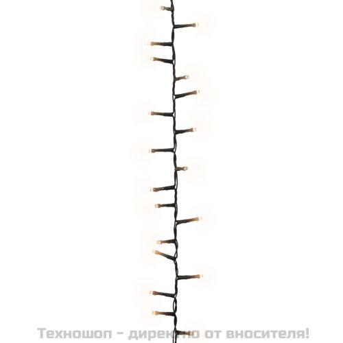 Компактен LED стринг с 2000 LED топло бяло 45 м PVC
