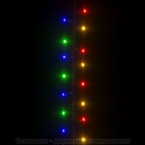 Компактен LED стринг с 2000 LED многоцветен 45 м PVC