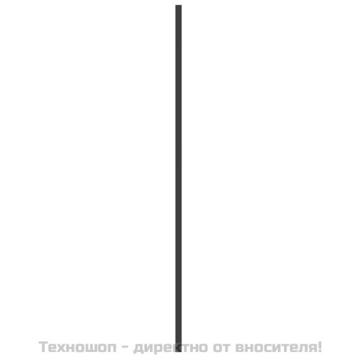 Сгъваема душ преграда, 3 панела, 130x130 см, ESG, черна