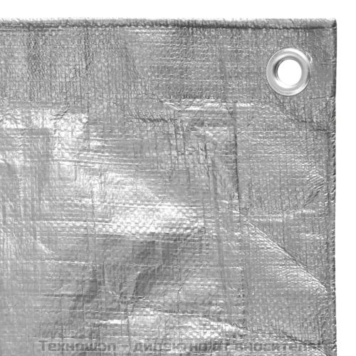 Брезент, 180 г/м², 8x10 м, сив, HDPE