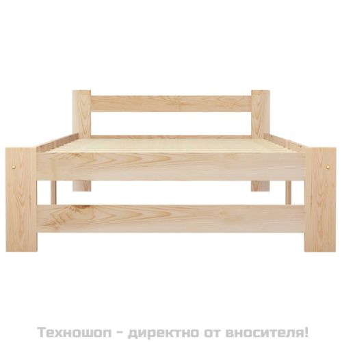 Рамка за легло, бор масив, 90х200 см
