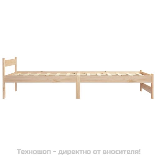Рамка за легло, бор масив, 90х200 см