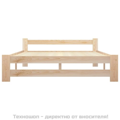 Рамка за легло, бор масив, 120х200 см
