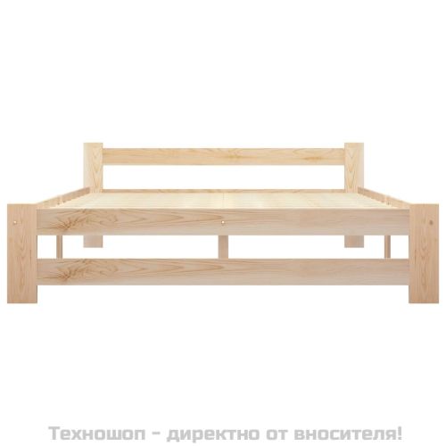 Рамка за легло, бор масив, 140х200 см