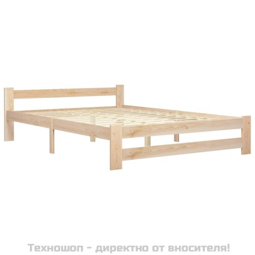 Рамка за легло, бор масив, 160х200 см