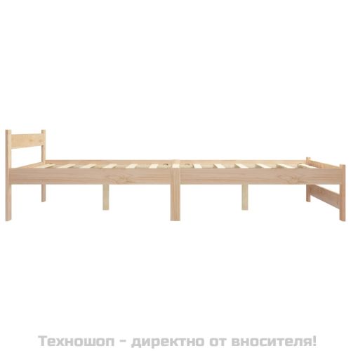 Рамка за легло, бор масив, 160х200 см
