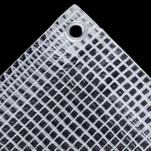 Брезент тип Лено, 140 г/м², 8x10 м, бял