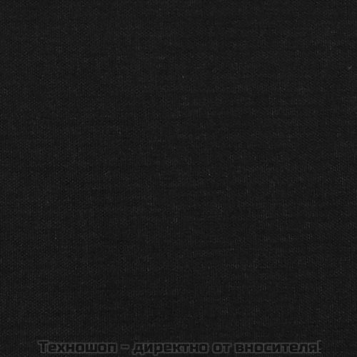 Рамка за легло с пружини, черна, 100x200 см, плат