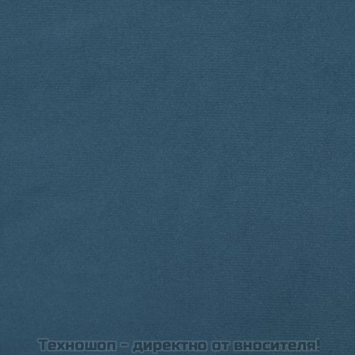 Рамка за легло с пружини, тъмносиня, 140x200 см, кадифе