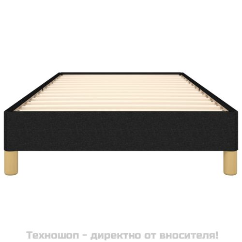 Рамка за легло без матрак, Черно, 80x200 см, плат