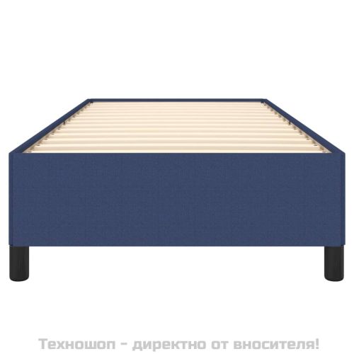 Рамка за легло без матрак, Синьо, 80x200 см, плат