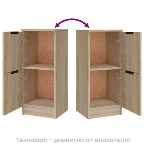 Сайдборди, 3 бр, сонома дъб,инженерно дърво