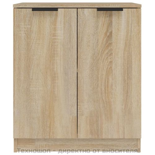 Сайдборди, 2 бр, дъб сонома, 60x30x70 см, инженерно дърво