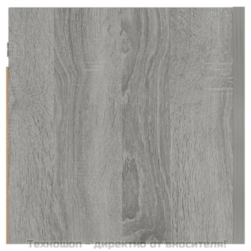 ТВ шкафове със стенен монтаж, 8 бр, сив сонома, 30,5x30x30 см