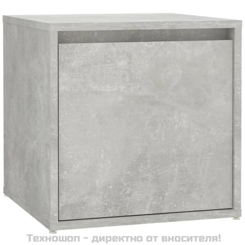 Комплект мебели за антре, бетонно сиви, инженерно дърво