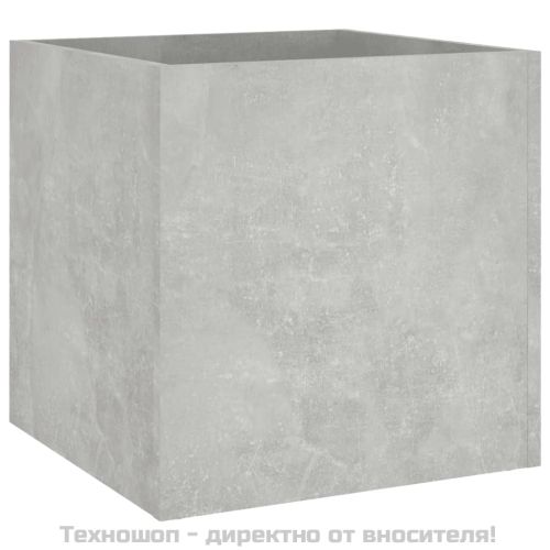 Комплект мебели за антре, бетонно сиви, инженерно дърво